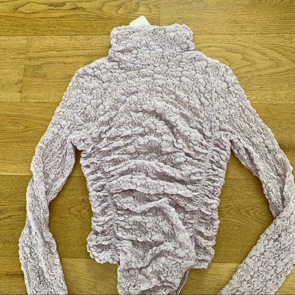 Free People Day N Night Lace Bodysuit in Lilac - Picture 3 of 8